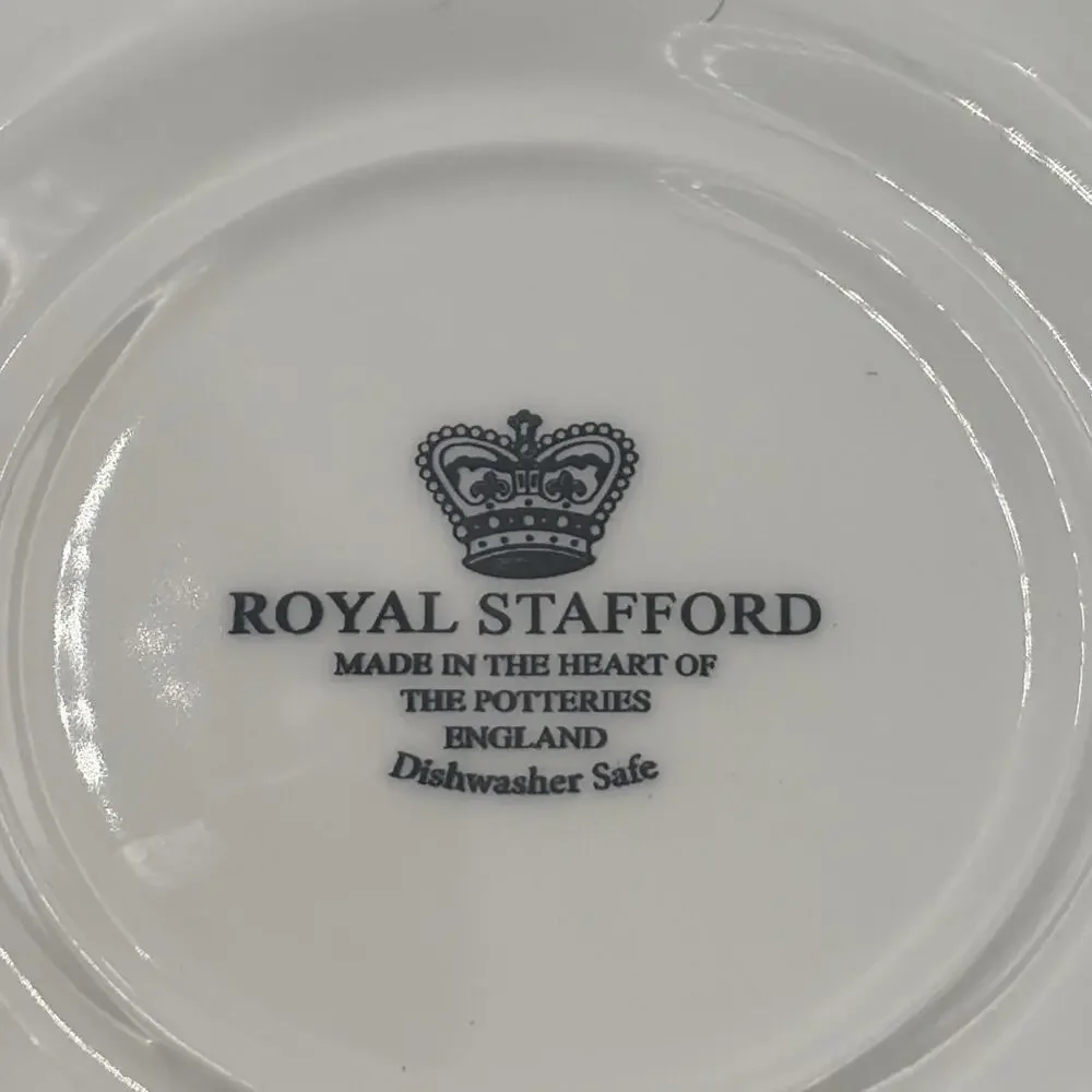 ROYAL STAFFORD Witch Cauldron HALLOWEEN Set OF 4 Cereal Bowls Haunted Home NEW
